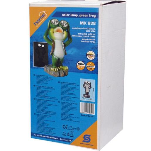 home Solarna vrtna dekorativna rasvjeta, žabica - MX 638
