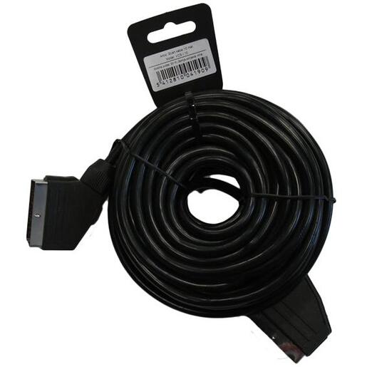 ZED electronic Scart kabel, 21 pinski, oklopljen, 10 met - VCS/10