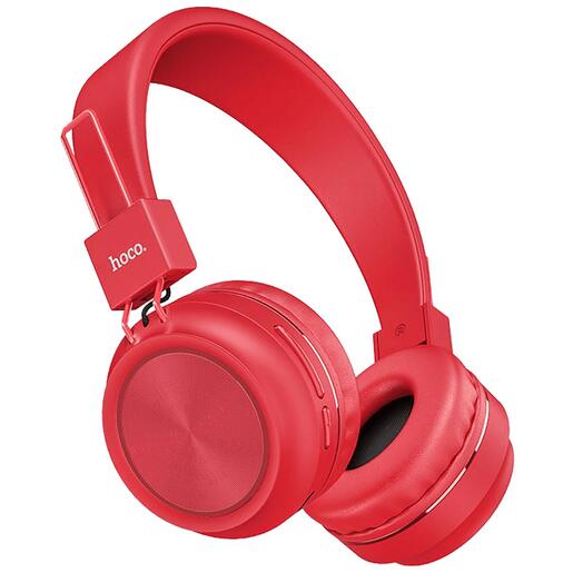 hoco. Slušalice bežične/ žične, Bluetooth, crvena - W25 Promise Red