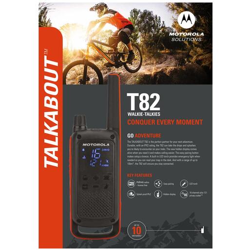 Motorola Walkie Talkie, domet 10 km, 16 kanala - TLKR T82