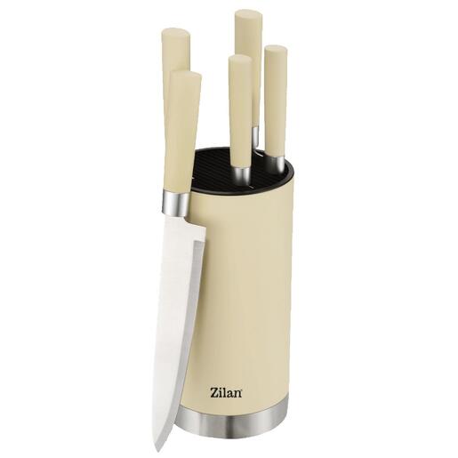 Zilan Noževi, set sa stalkom, 6/1, Retro - ZLN1610