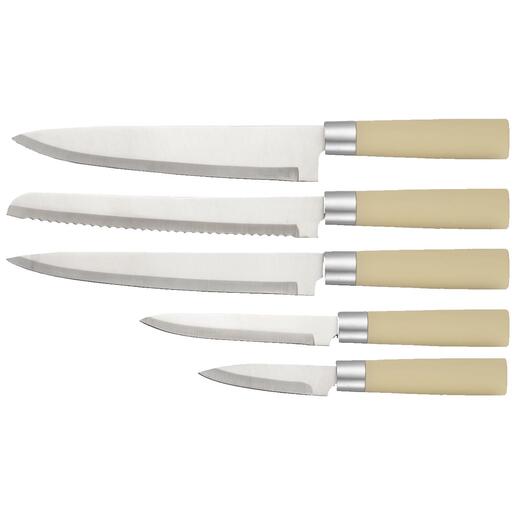 Zilan Noževi, set sa stalkom, 6/1, Retro - ZLN1610