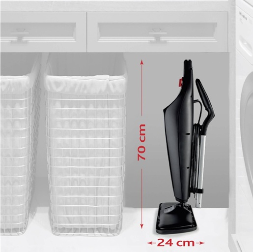 Vileda parni čistač Steam Plus XXL, 1550 W, 0.4 L, crni