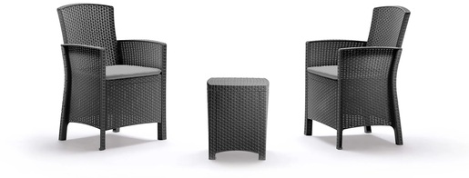 BICA garnitura set LIDO TERRACE - grafit siva