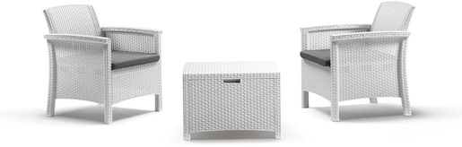 BICA garnitura set VENEZIA TERRACE  - bijela