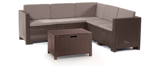 BICA vrtna garnitura Colorado Corner – smeđa