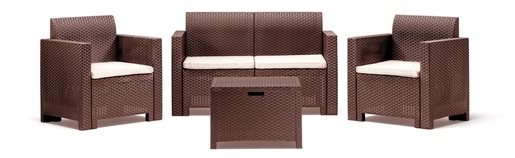 BICA garnitura set NEBRASKA 2 - smeđa