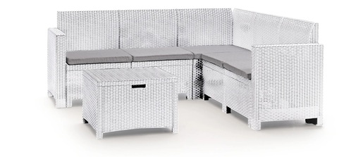 BICA garnitura set NEBRASKA CORNER - bijela