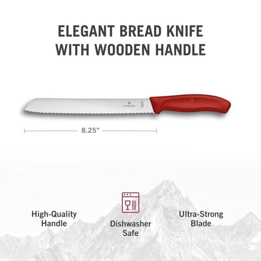 Victorinox Swiss nož za kruh Classic 21cm, crveni 1195
