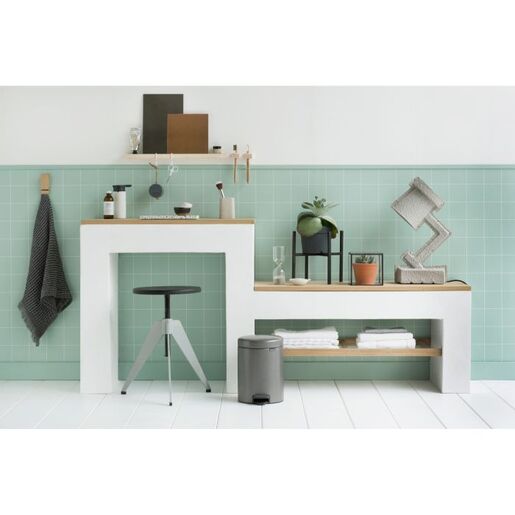 Brabantia pedal kanta za smeće 5l, platinum 1626