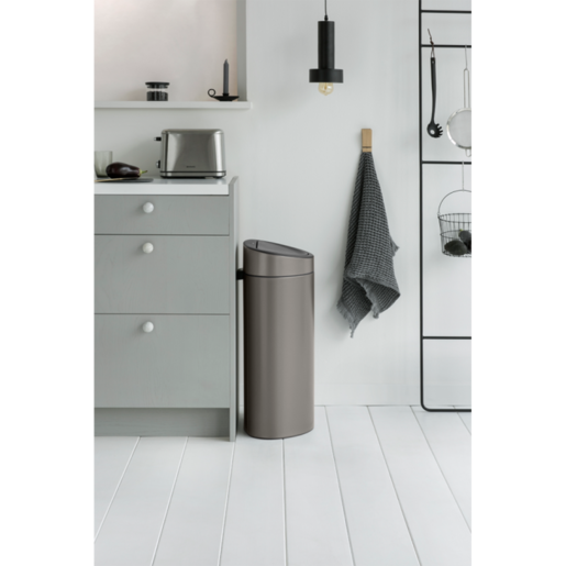 Brabantia touch kanta za smeće 40l, platinum 990