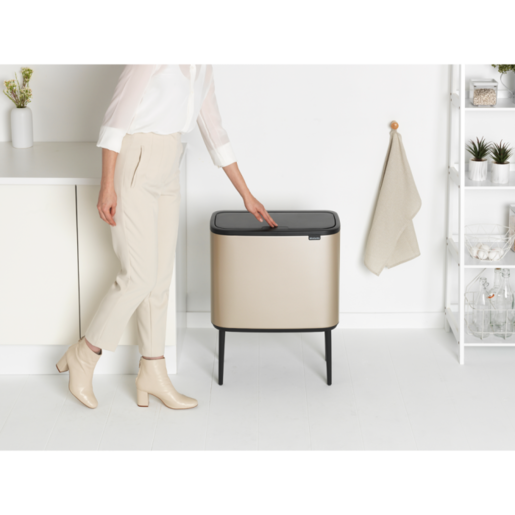 Brabantia Bo touch kanta za smeće 36l, metalic gold 992