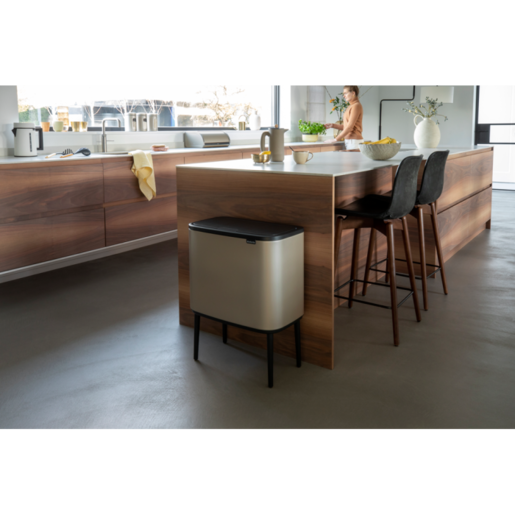 Brabantia Bo touch kanta za smeće 36l, metalic gold 992