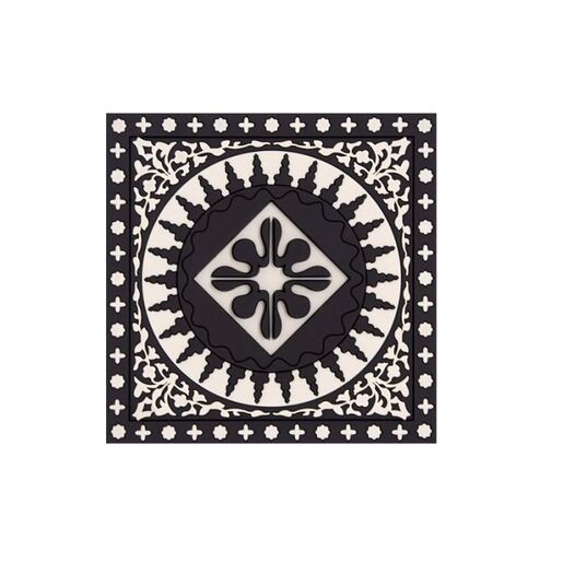 Images d'Orient PVC podmetač za čašu Mosaic Black&White 1115