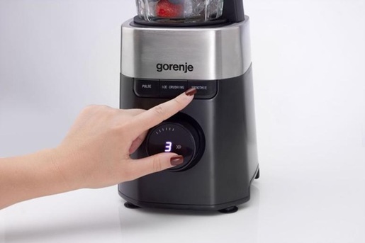 GORENJE blender B1000DE, 1000 W, 6 oštrica, staklena posuda, 3 programa