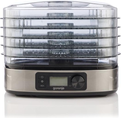 GORENJE aparat za sušenje hrane FDK500DE,  5 posuda, digitalna kontrola, 30–75°C