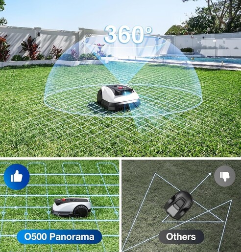 ECOVACS Goat robotska kosilica O500 Panorama