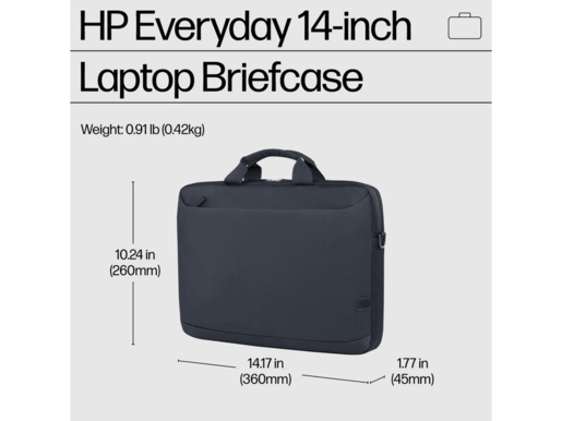 HP Everyday 14 Odyssey Gray A08KGAA, torba za laptop do 14"
