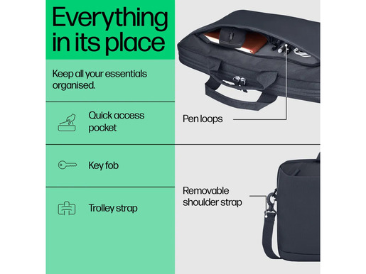 HP Everyday 14 Odyssey Gray A08KGAA, torba za laptop do 14"