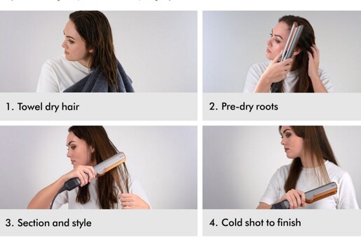 Dyson pegla za kosu Airstrait Ceramic Pink/Rose Gold