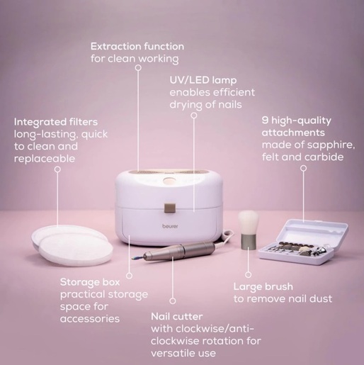 Beurer set za manikuru/ pedikuru MP 200 3u1 StudioNails Pro