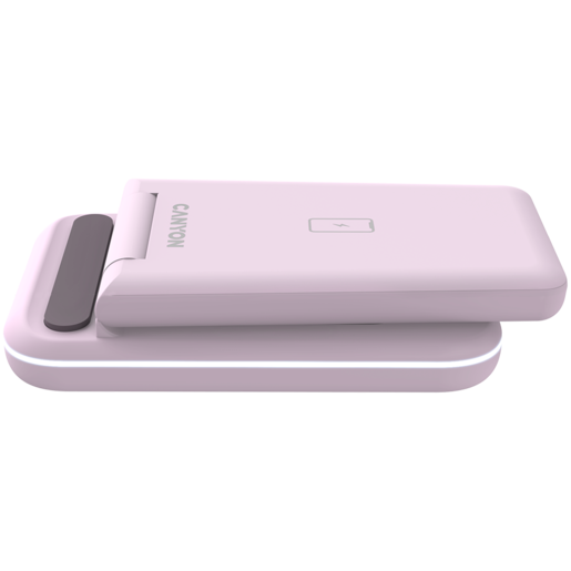 CANYON bežični punjač WS-304 15W 3u1, ledeno roze boje