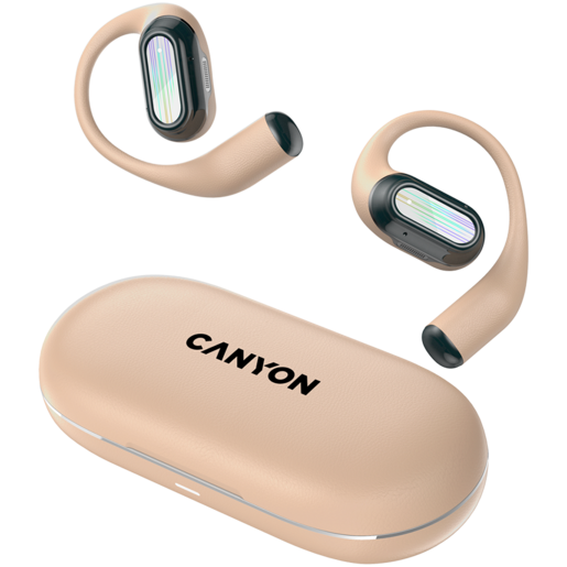 CANYON bluetooth slušalice OnFlow 12 OWS ENC, bež boje