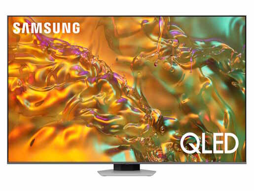 SAMSUNG QLED televizor QE75Q80DATXXH, 4K Ultra HD, Smart TV, Direct Full Array, NQ4 AI Gen2 Processor, Quantum HDR+, Silver