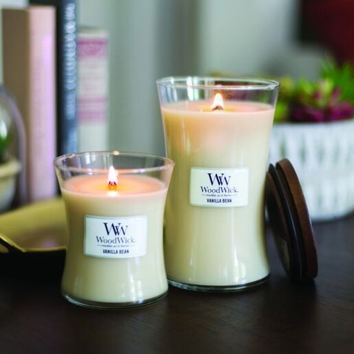 WoodWick mirisna svijeća Classic Vanilla Bean, Large