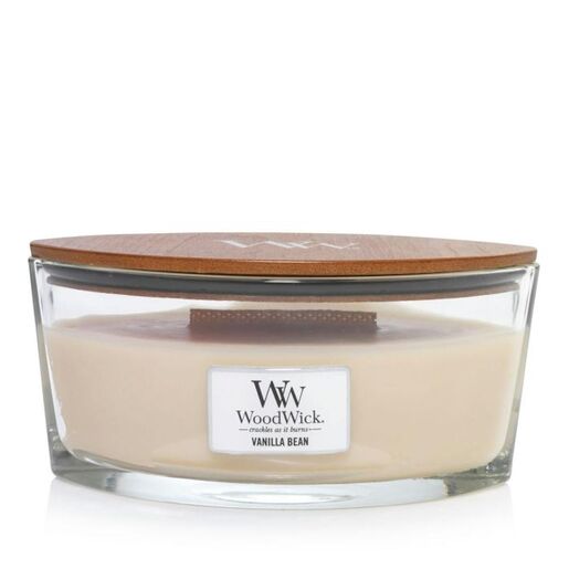 WoodWick mirisna svijeća Classic Vanilla Bean, Elipse