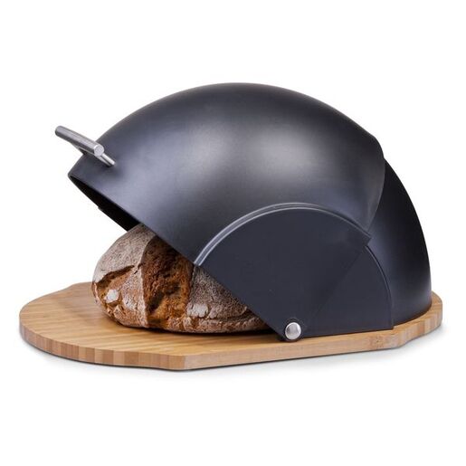 Zeller kutija za hljeb bambus, crna 533