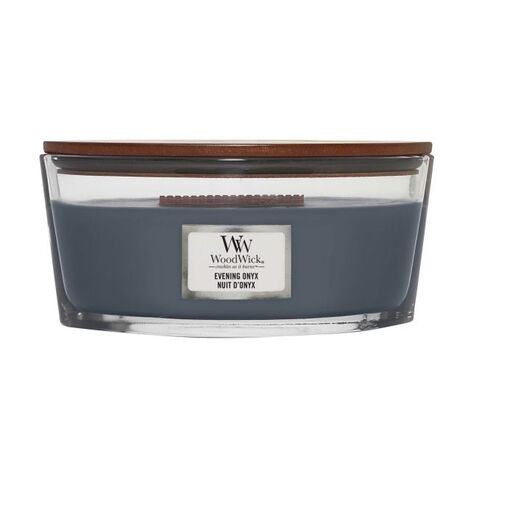 WoodWick mirisna svijeća Classic Evening Onyx, Elipse
