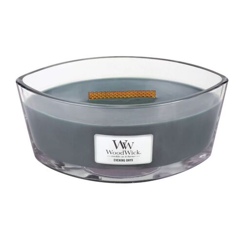 WoodWick mirisna svijeća Classic Evening Onyx, Elipse