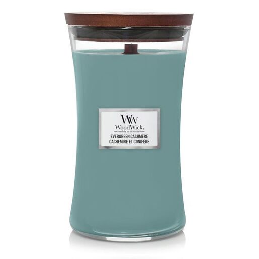 WoodWick mirisna svijeća Classic Evergreen Cashmere, Large