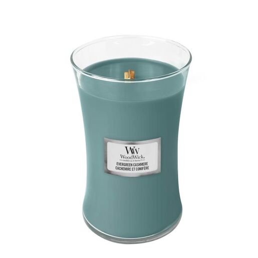 WoodWick mirisna svijeća Classic Evergreen Cashmere, Large