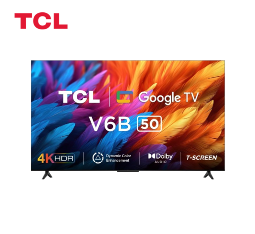 TCL LED televizor 50V6B, 4K HDR, Google OSHDR10, Smart TV, Android OS, Game Master 2.0, Dolby Audio, HDMI 2.1