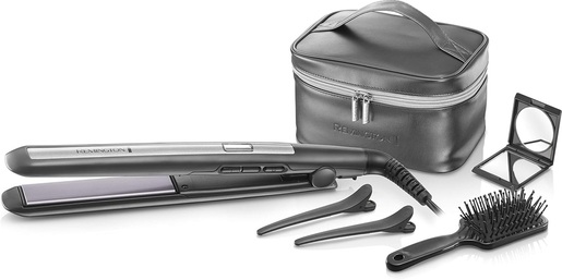 REMINGTON pegla za kosu S5506 Pro Ceramic Titanium + POKLON SET