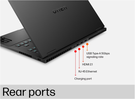 HP OMEN Gaming laptop 16-wf0001nn, 9W6L1EA, 16,1" FHD IPS 165Hz, Intel Core i5-13500HX, 16GB RAM, 512GB SSD, Backlit KB, NVIDIA GeForce RTX 4060 8GB, Windows 11 Home