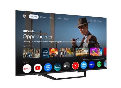 TESLA LED televizor 50E655BUS, 4K Ultra HD, Smart TV, Google TV™, Crni