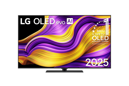 LG OLED televizor OLED55G53LS, 4K Ultra HD, Smart TV, WebOS 25, α11 AI Processor 4K Gen2, 165 Hz VRR, ThinQ AI, AI Sound Pro 11.1.2 ch., Magični daljinski, Crni