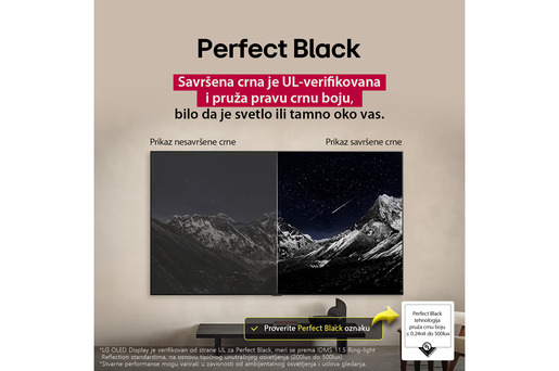 LG OLED televizor OLED55G51LW, 4K Ultra HD, Smart TV, WebOS 24, α9 AI Processor 4K Gen7, 120 Hz, ThinQ AI, Dolby Atmos, Magični daljinski, Crni