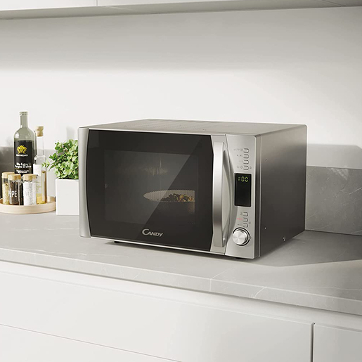 Candy mikrovalna pećnica CMXG 30DS, 900 W, 30 L, srebrna