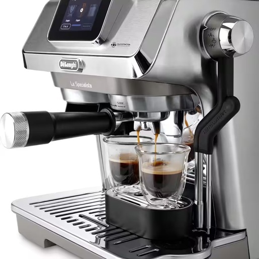 DeLonghi aparat za espresso kafu EC9455.M La Specialista Touch ručni, srebreni