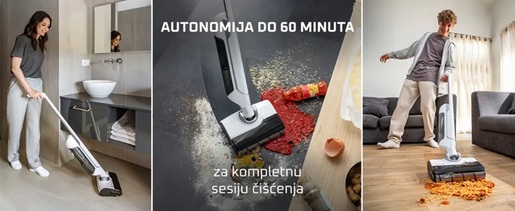 ROWENTA štapni usisivač GZ7035WO X-Clean 10, 200 W, vrijeme rada do 60 min.