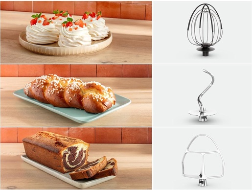 TEFAL kuhinjski robot QB525B38 Bake Partner, 1100 W