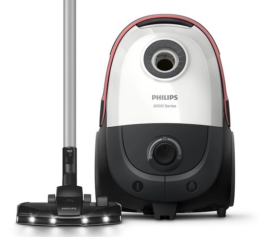 PHILIPS usisivač s vrećicom XD6122/12 Serija 6000, 900 W, 4 L, HEPA filter i 4x s-Bag
