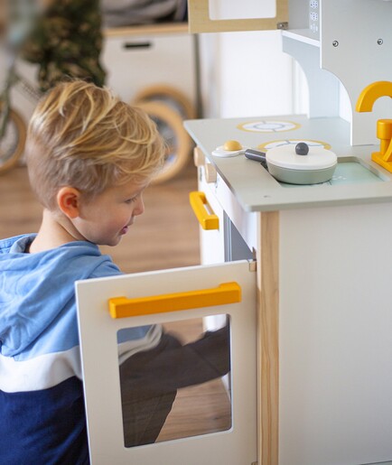 Tryco Drvena dječija kuhinja – White Gold