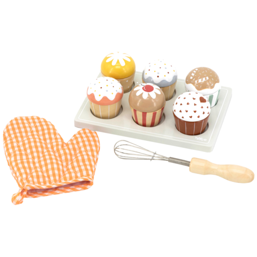 Tryco Drveni kolačići - Cupcakes set