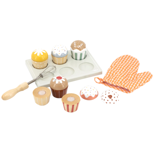Tryco Drveni kolačići - Cupcakes set