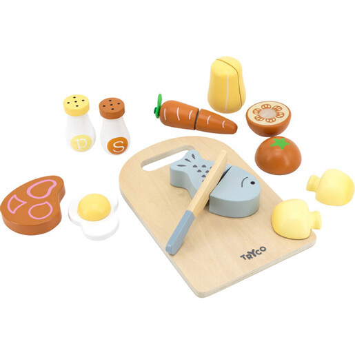 Tryco Set drvena daska i hrana za rezanje